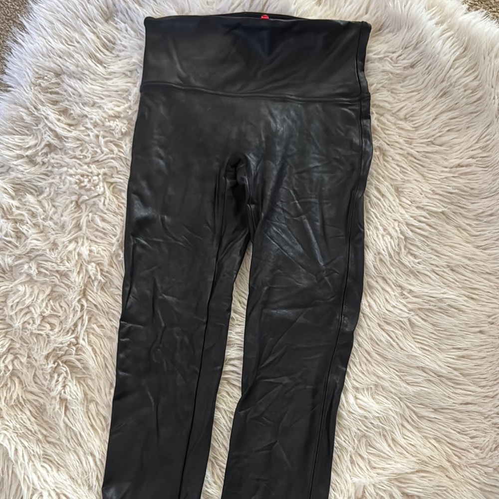 Spanx faux leather leggings